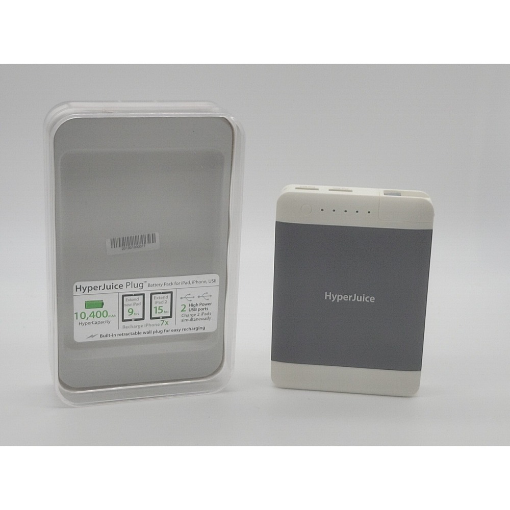 Sanho HyperJuice 10,400 mAh Dual USB Battery pack with stealth plug
